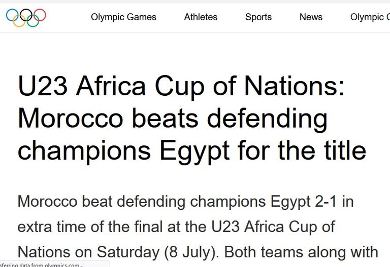 موقع الأولمبياد عبدالصمد الزلزولي لاعب منتخب المغرب