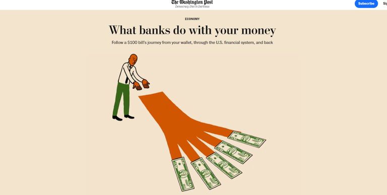 ماذا تفعل البنوك بأموالك؟.. رحلة الـ100 دولار