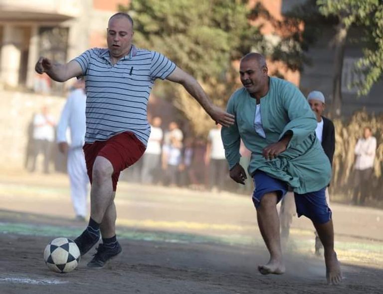 جانب من مباراة دمسنا