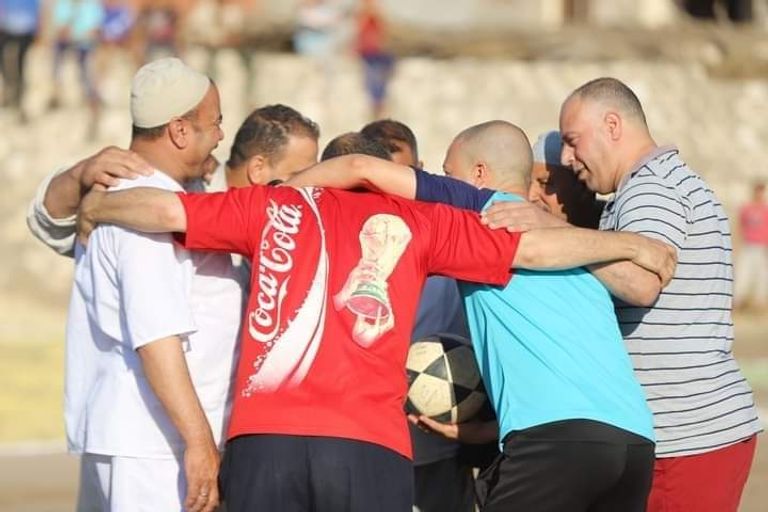 جانب من مباراة دمسنا