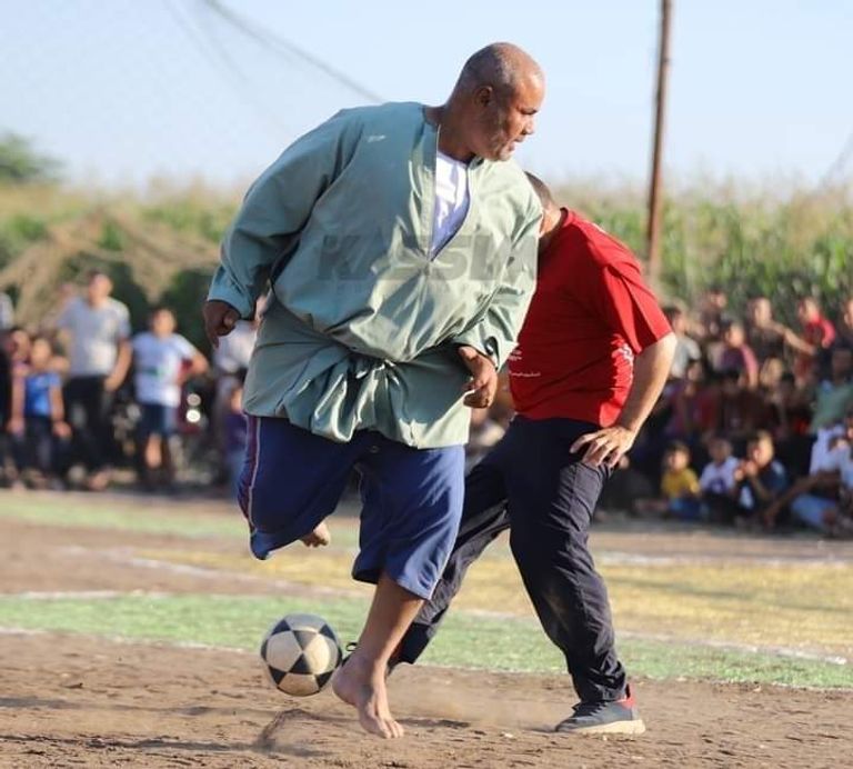 جانب من مباراة دمسنا