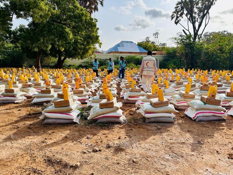 مستفيدون من المساعدات الإماراتية