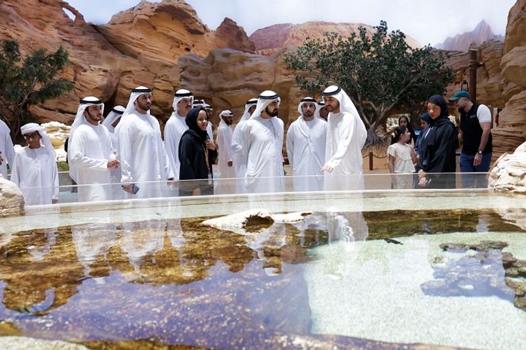 محمد بن راشد يزور مدينة 