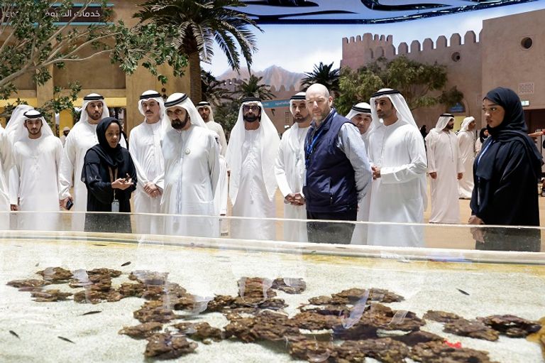 محمد بن راشد يزور مدينة 