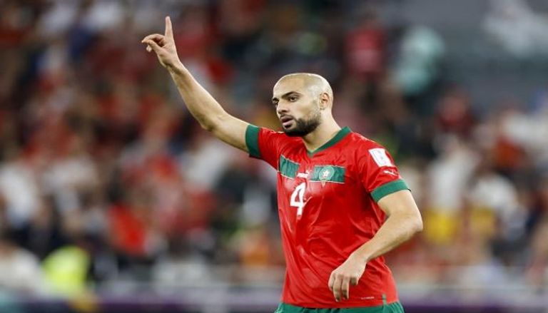 سفيان أمرابط لاعب منتخب المغرب