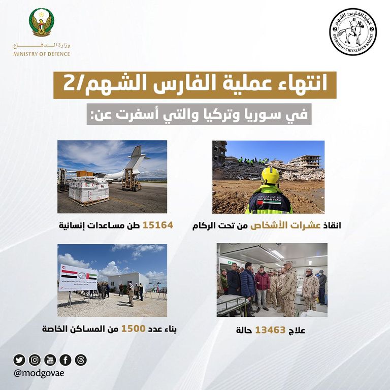 مساعدات ضمن عملية 