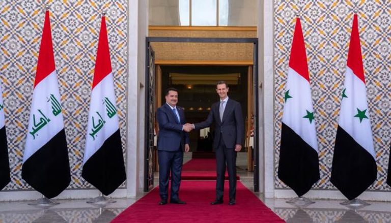 الرئيس السوري ورئيس الوزراء العراقي