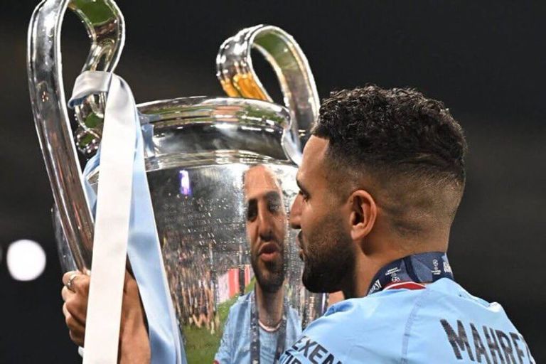 رياض محرز ساديو ماني ورياض محرز