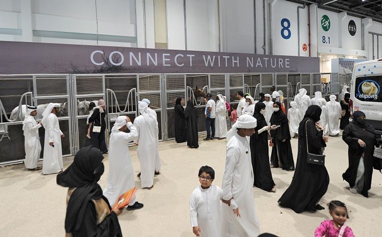 مزاد الأبل إحدى فعاليات المعرض- أرشيفية