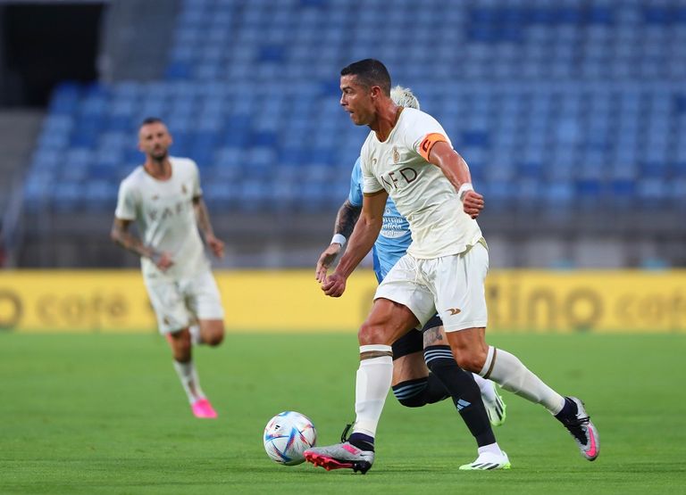 من مباراة النصر وسيلتا فيغو الودية