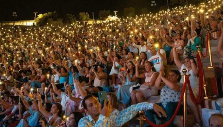 جانب من حضور إحدى حفلات مهرجان قرطاج- أرشيفية