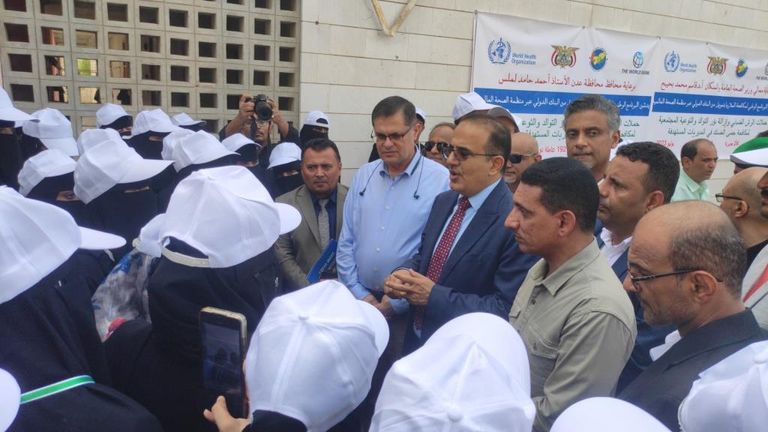 حملات لمواجهة تفشي الأمراض باليمن