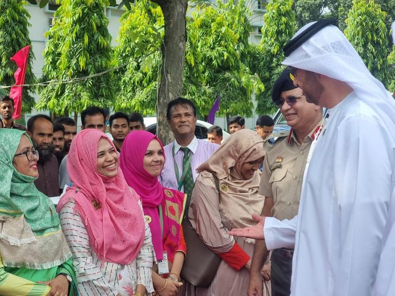 الرئيس المعيَّن لـCOP28 ورئيسة وزراء بنغلاديش