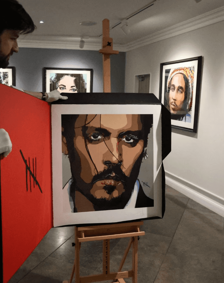 لوحة جوني ديب