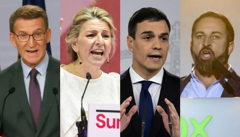 أبرز أربعة وجوه في الانتخابات الإسبانية