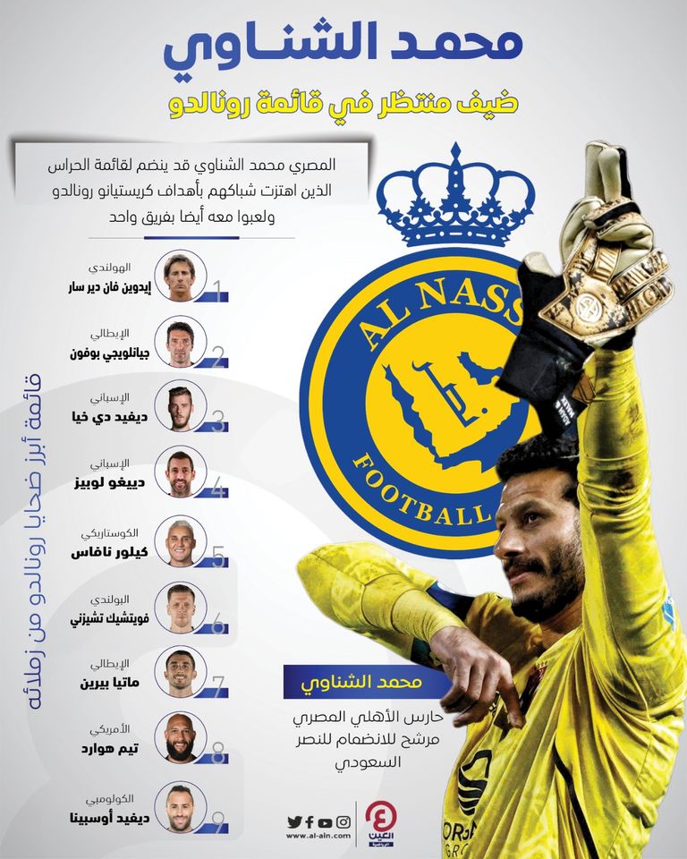 كريستيانو رونالدو ضد محمد الشناوي