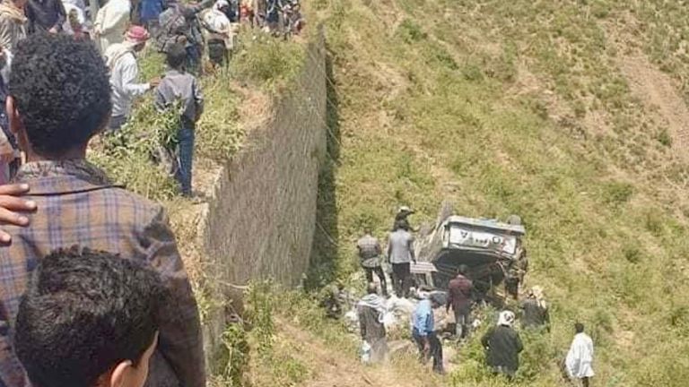 حادث مروع بمحافظة ريمة غربي اليمن