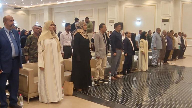 الحضور أثناء تواجدهم في الملتقى