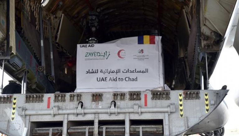 طائرة المساعدات الإماراتية