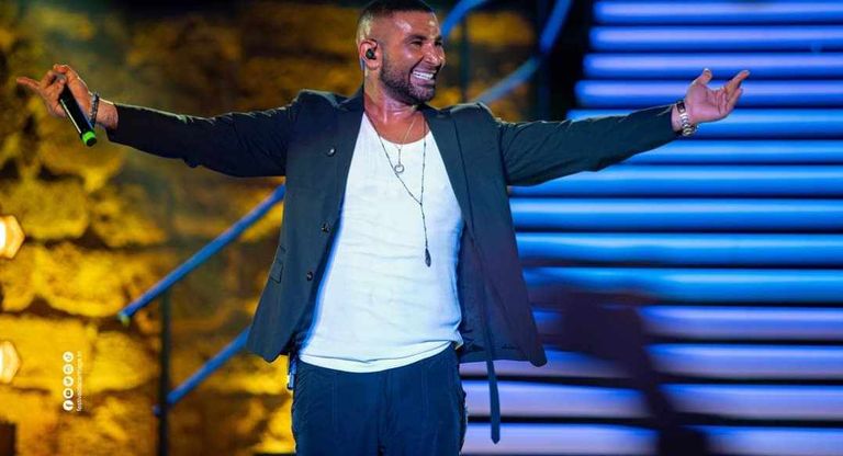 صورة من حفل أحمد سعد بمهرجان قرطاج الدولي