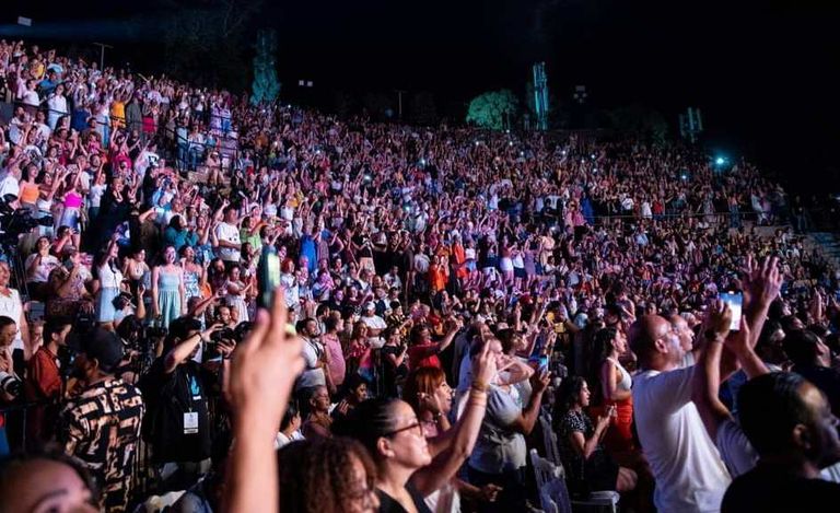 صورة من حفل أحمد سعد بمهرجان قرطاج الدولي