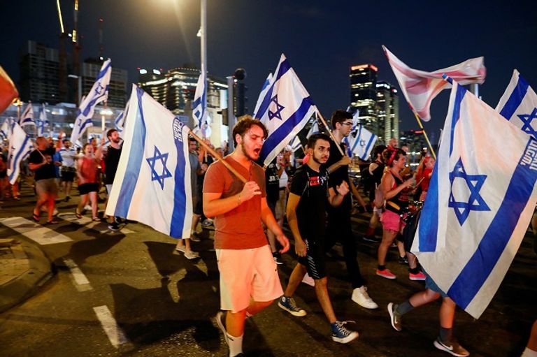 مظاهرات في إسرائيل ضد خطة الإصلاح القضائي