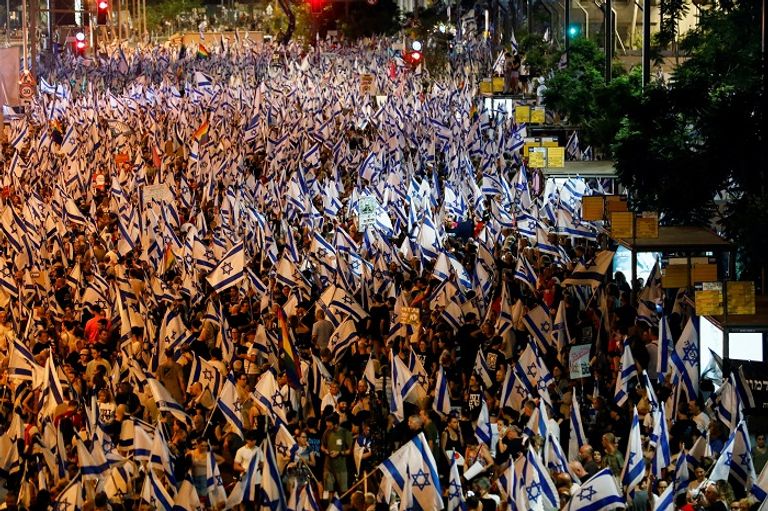 مظاهرات في إسرائيل ضد خطة الإصلاح القضائي