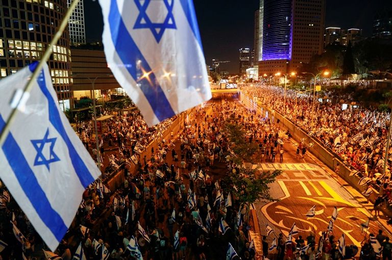 مظاهرات في إسرائيل ضد خطة الإصلاح القضائي