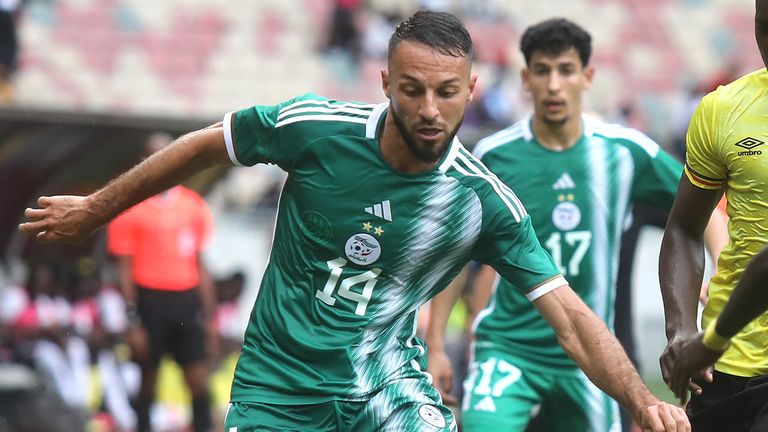 هاريس بلقبلة منتخب الجزائر