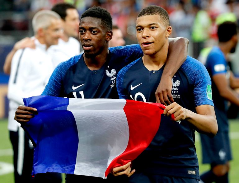 مبابي وديمبلي مبابي وديمبيلي