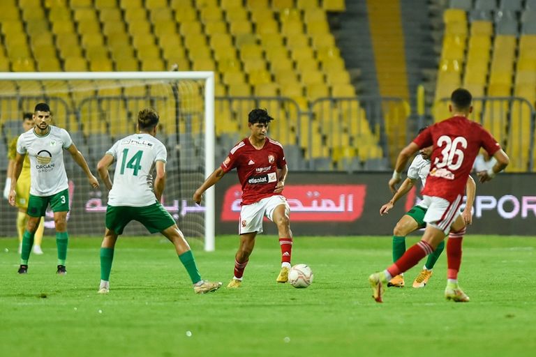 من مباراة الأهلي والمصري من مباراة الأهلي والمصري