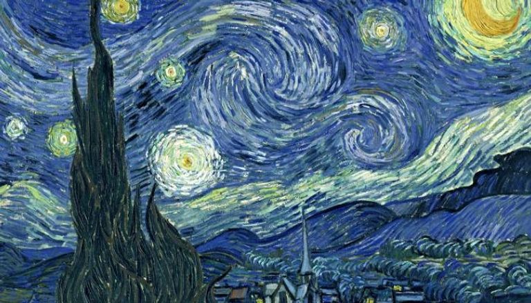 لوحة فان غوخ "ليلة مرصعة بالنجوم"