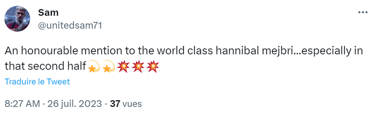 حنبعل المجبري موهبة مانشستر يونايتد