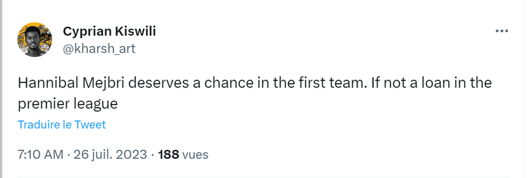 حنبعل المجبري موهبة مانشستر يونايتد