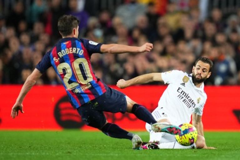 ناتشو ضد سيرجي روبرتو ريال مدريد ضد برشلونة