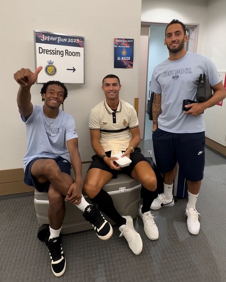 رونالدو وكوادرادو وهاكان خوان كوادرادو وكريستيانو رونالدو