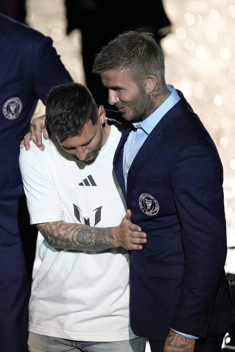 ميسي وبيكهام ميسي وبيكهام