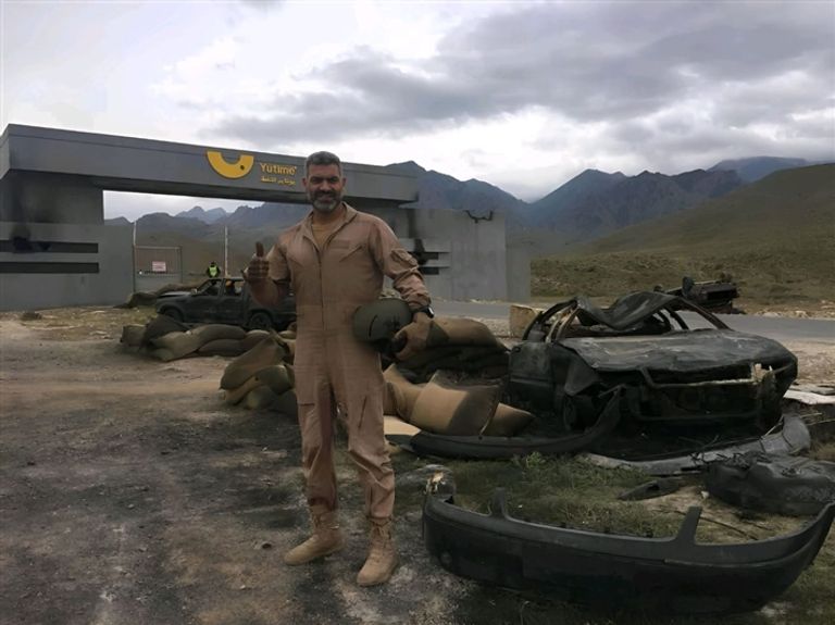 هاني عادل مع النجم العالمي جون سينا