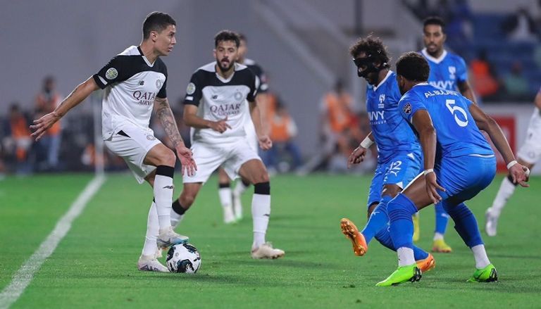 من مباراة السد والهلال في البطولة العربية من مباراة السد والهلال في البطولة العربية