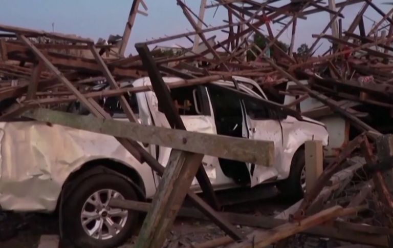 جانب من الانفجار