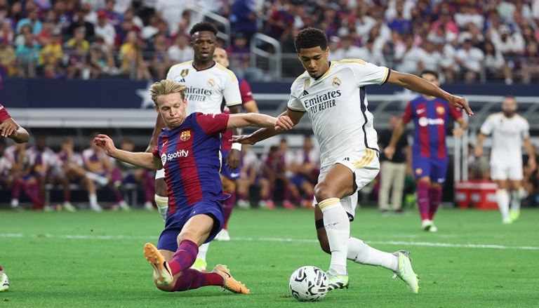 ريال مدريد ضد برشلونة كارلو أنشيلوتي مدرب ريال مدريد
