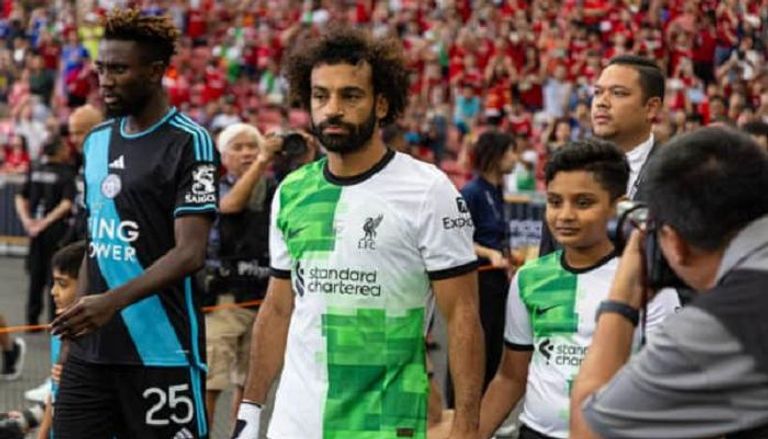 محمد صلاح نجم ليفربول ضد ليستر سيتي