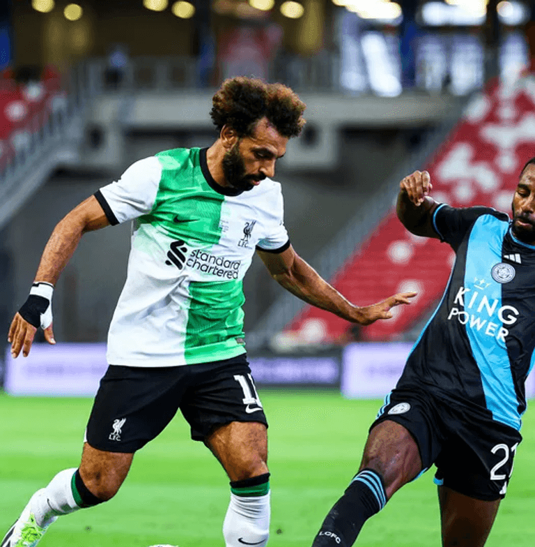 محمد صلاح ضد ليستر داروين نونيز مهاجم ليفربول ضد ليستر سيتي
