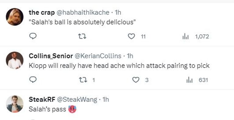 جمهور ليفربول يتغنى بصلاح محمد صلاح نجم ليفربول ضد ليستر سيتي