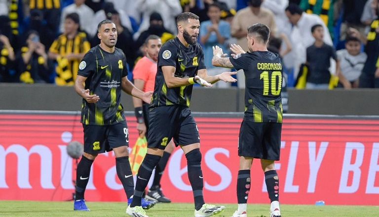 كريم بنزيما خلال مباراة الاتحاد والصفاقسي كريم بنزيما خلال مباراة الاتحاد والصفاقسي