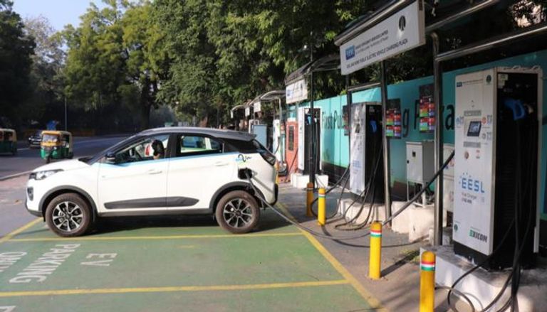 محطة شحن للسيارات الكهربائية في الهند