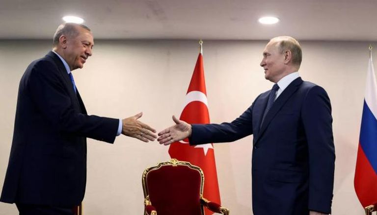 بوتين وأردوغان في لقاء سابق