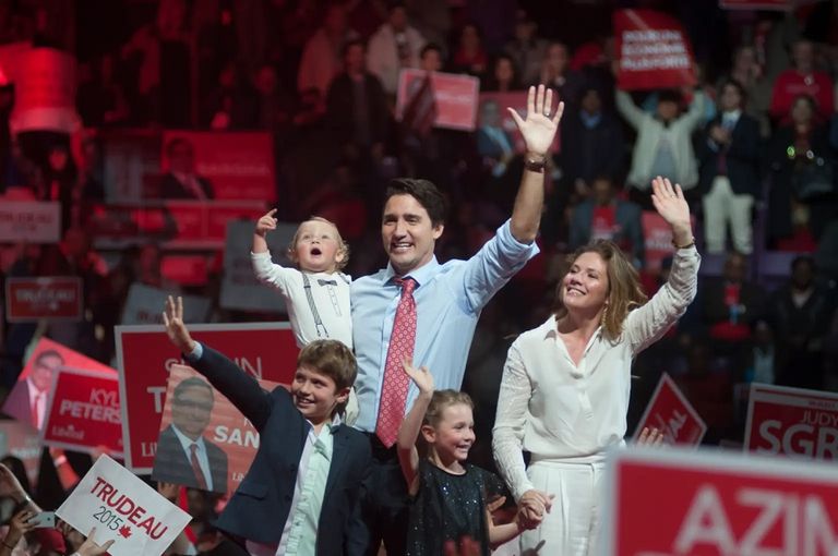 جاستن ترودو وطليقته صوفيا