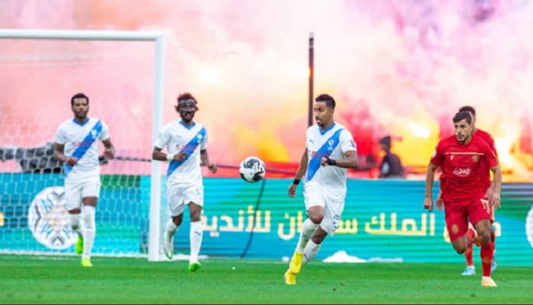 من مباراة الهلال والوداد المغربي