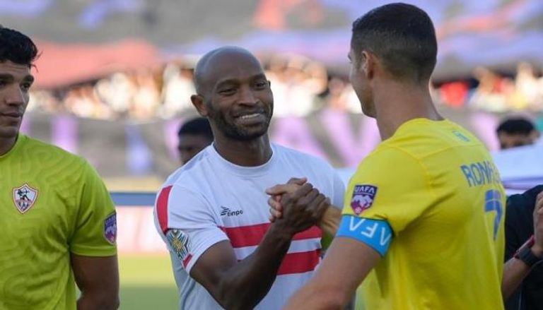 شيكابالا ورونالدو من مباراة النصر والزمالك